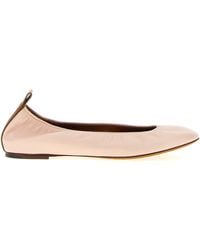 Lanvin - Nappa Ballet Flats Flat Shoes - Lyst