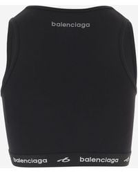 Balenciaga - Top Stretch Nylon Polyamide Tops - Lyst