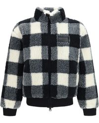 Givenchy - Checked Wool-Blend Teddy Jacket - Lyst