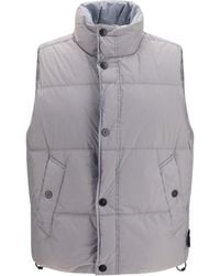 Stone Island - Crinkle Reps Ny Padded Vest Blazers E Vests - Lyst