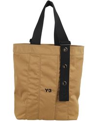 Y-3 - Logo Printed Tote Bag - Lyst