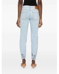 Ermanno Scervino - Embroidered Denim Jeans - Lyst