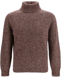 Brunello Cucinelli - Bordeaux Wool Oves Aries Turtleneck - Lyst