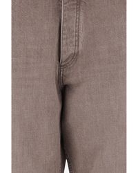 Bottega Veneta - Cotton Denim Jeans With Belt Loops Trousers - Lyst
