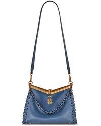 Etro - Light Blue Vela Medium Bag With Thread Work - Lyst