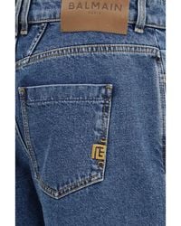 Balmain - Jeans Straight Wide-Leg - Lyst
