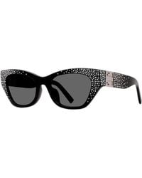 Givenchy - Sunglasses Square Full Rim, Shiny With Stones Frame And Lens Gv4019Is01A - Lyst
