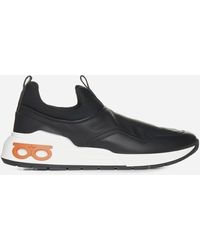 Ferragamo - Cosma Leather Slip-On Sneakers - Lyst