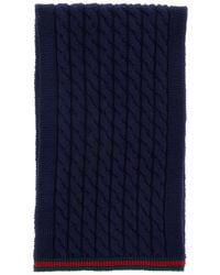 Gucci - Wool Scarf With Web Hem - Lyst
