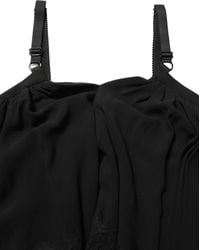 Dolce & Gabbana - Black Sleeveless Floral Lace Tank Blouse Top - Lyst