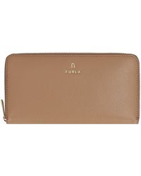 Furla - Camelia Xl Leather Zip Around Wallet - Lyst