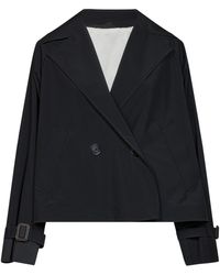 Weekend by Maxmara - Short Trench Coat Water-Repellent Canvas Polyester Bomber Jackets - Lyst