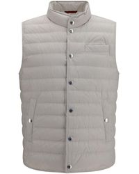 Brunello Cucinelli - Sleeveless Padded Gilet - Lyst