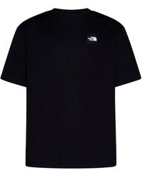 The North Face - Logo Patch Crewneck T-Shirt - Lyst