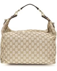 Gucci - Medium Brera Handbag Fabric Shoulder Bags - Lyst