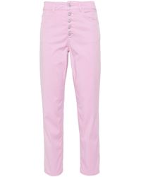 Dondup - Koons Cropped Straight-Leg Trousers - Lyst