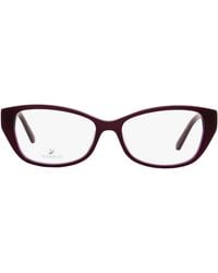 Swarovski - Rectangular Eyeglasses Sk5391 081 53Mm Plastic (Acetate) - Lyst
