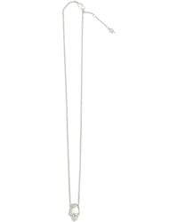 McQueen - Skull Necklace Brass Necklaces - Lyst