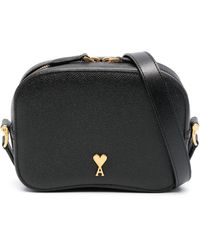 Ami Paris - Calf Leather Crossbody Bag - Lyst