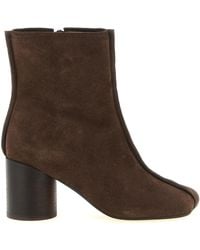 MM6 by Maison Margiela - Cowhide Ankle Boots - Lyst