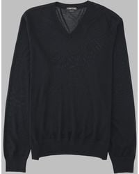 Tom Ford - V-Neck Wool Jumper Jumpers - Lyst