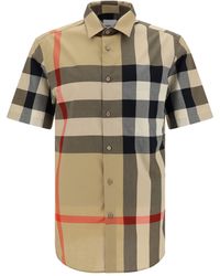 Burberry - Somerton Vintage Check Stretch-cotton Shirt - Lyst