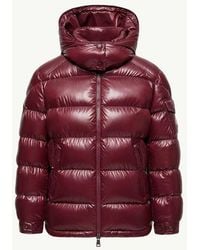 Moncler - Moncler Quilted Down Down Jacket — Burgundy - Lyst