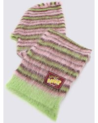 Marni - And Striped Mohair Blend Hat - Lyst