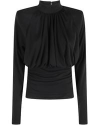 ROTATE BIRGER CHRISTENSEN - Ruched Ls Top - Lyst
