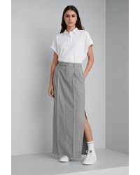 Brunello Cucinelli - Light Wool Skirt - Lyst