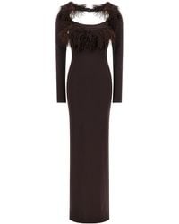 The Attico - Feather Dress - Lyst