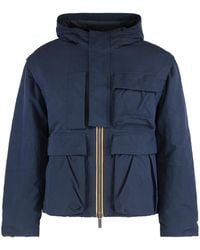 K-Way - Parka Guillermo With Hood Cotton Parkas - Lyst