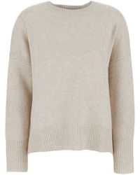 Lisa Yang - Mila Sweater With Dropped Shoulders And Ribbed Trims - Lyst