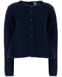 Loewe - Stretch Mohair Blend Cardigan - Lyst