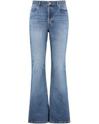 A.P.C. - Romy High-Rise Flared Jeans Cotton - Lyst