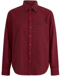 Balenciaga - Checked Cotton Shirt - Lyst