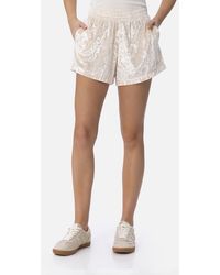Mc2 Saint Barth - Chenille Pull Up Shorts Cate - Lyst