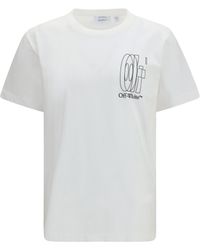 Off-White c/o Virgil Abloh - Big Double Arrow T-Shirt Cotton T-Shirts - Lyst