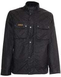 Barbour - Logo-Patch Long-Sleeved Jacket - Lyst