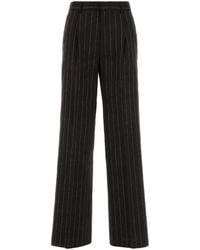 PT Torino - Embroidered Linen-Blend Lola Pant - Lyst