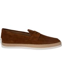 Tod's - Rafia Loafers - Lyst