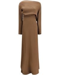Petar Petrov - Asymmetric Dress Silk; Elastane - Lyst
