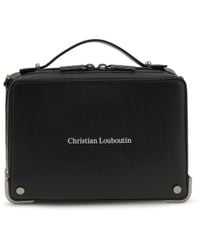 Christian Louboutin - Small Tactical Leather Handbag Calf Bos Taurus Briefcases - Lyst