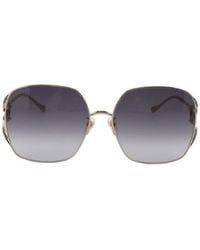 Gucci - Sunglasses Square Full Rim, Frame And Gradient Lens Gg1323S001 - Lyst