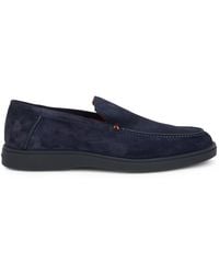 Santoni - Loafers Suede Calfskin - Lyst