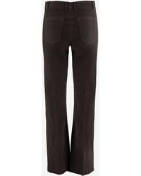 Ql2 - Pants Stretch Cotton Velvet Trousers - Lyst