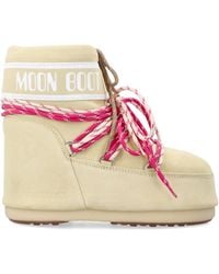 Moon Boot - Icon Low Suede Ankle Boots - Lyst