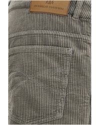 Brunello Cucinelli - Corduroy Pants Cotton; Elastane - Lyst