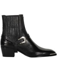 Celine - Leather Chelsea Boots - Lyst