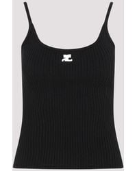 Courreges - "Reedition" Knit Tank Top - Lyst